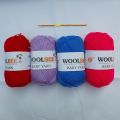 WoolBee Basic Beginner Crochet Kit (5pcs). 