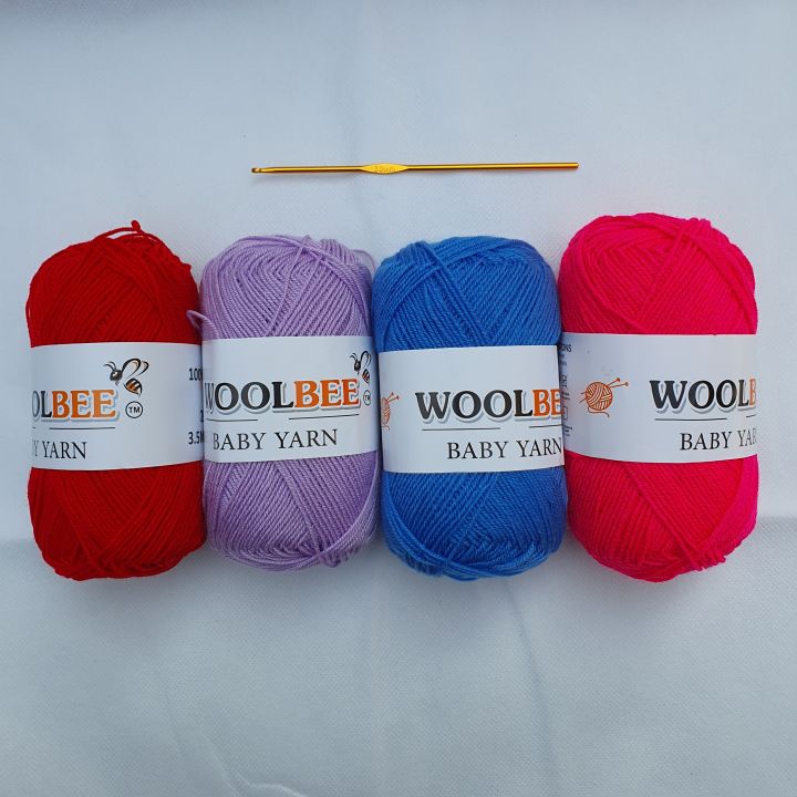 WoolBee Basic Beginner Crochet Kit (5pcs)