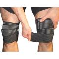 Weightlifting Knee Sleeves (1 Pair) - Adjustable Compression Sleeves for Cross Training, Squats, Powerlifting, Powerlifting - Improve Gym Strength Training and Stability - Professional Elbow Knee Sleeves with Elastic Straps - Unisex. 