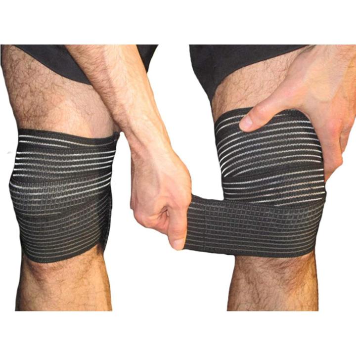 Weightlifting Knee Sleeves (1 Pair) - Adjustable Compression Sleeves for Cross Training, Squats, Powerlifting, Powerlifting - Improve Gym Strength Training and Stability - Professional Elbow Knee Sleeves with Elastic Straps - Unisex