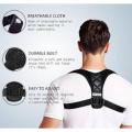 ADJUSTABLE Body Posture Corrector Belt (Back & Shoulder Support Brace) for Men & Women. 