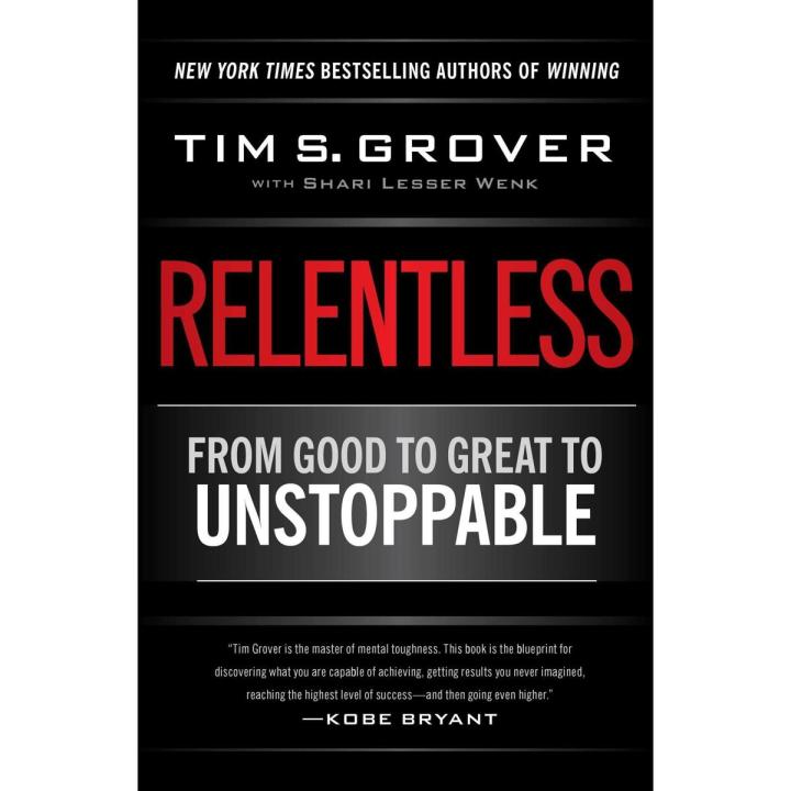 Relentless: From Good to Great to Unstoppable by Tim S. Grover book (Urdu Bazar)