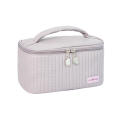 Makeup Bags for Women Travel Toiletry Cute Cases Bag Portable Solid Color Makeup Organizer Box Cosmetic Bag Neceser PU Leather. 