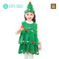 Kids' Holiday Costumes Festive Christmas Tree Costume Set for Girls Easy to Clean Xmas Hat Dress for Performance Cosplay Perfect Holiday Gift Christmas Costumes for Kids. 