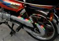 Chain Cover LED Light For Motorcycle RGB Color Changing Flash Running Mode DC 12v Waterproof. 