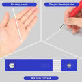 24 Pieces Carpenter Pencil Lead Refills Drawing Refill 2.8 mm White, Solid Mechanical Pencils Refill Replacement. 