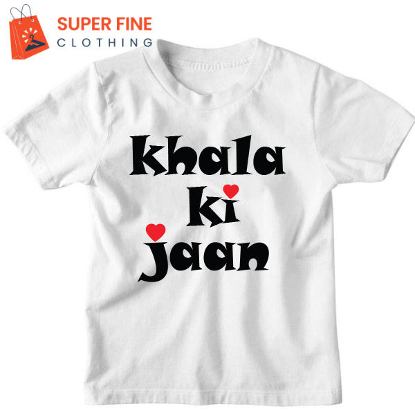 The Memorable Fashion Khala Ki Jaan Printed Tshirt for Kids , Boys and Girls