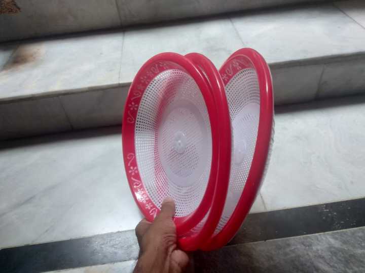 6%20Pcs%20Roti%20Chapati%20Nan%20Chabbi%20Set%20Serving%20Tray%20Bread%20Basket%20Pure%20Plastic%20(Multicolours)%20-%20Image%205