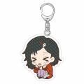 Steins Gate Anime Key Chain Women Makise Kurisu Okabe Rintarou Keychain Man Acrylic Key Ring Pendant Cute Key Holder Ornament. 