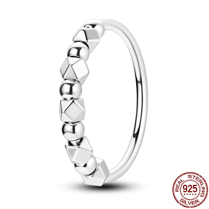Iruriuiyt New in 925 Sterling Silver Rings For Women Pavé Everlasting Sparkle Ring Making Jewelry Gift Party Engagement