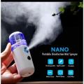 30ml Portable Nano Facial Mister, Handy Mini Facial Steamer, Atomization Eyelash Extensions Skin Care Steamer, Handy Moisturizing Mist Sprayer, USB Rechargeable. 
