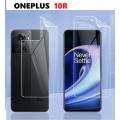ONEPLUS 10R 5G Screen Protector Jelly  and back Side Jelly Protector  No Glass. 
