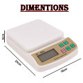 10kg Imported Digital Kitchen Scale SF400A - LCD Precision Multiple Modes for Weighing Scales – Small Cooking Food Weight Machine – Original Digital Balance Electronic Compact Scales. 