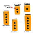 Waterproof button box switch control box 12345 hole industrial switch indicator box 22mm. 