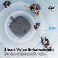 SOUNDPEATS PureVoice Bluetooth Speakerphone Conference Speaker Office 4 Mics Smart Voice Enhancement AI Noise Reduction. 