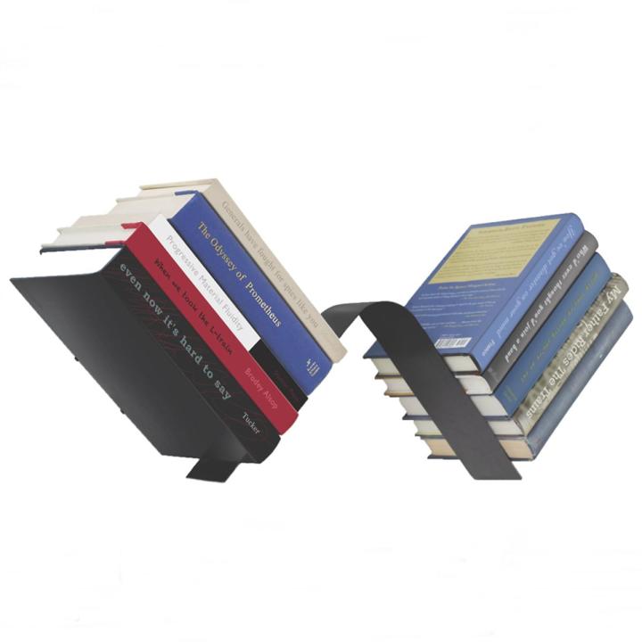 Invisible Wings Shape Floating Book Shelf / Book Rack / Book Organizer