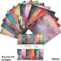 Bello Craft 6x6 inch 24 Sheets Pattern paper / Craft Papers / Designer Paper Pack Scrapbooking. 