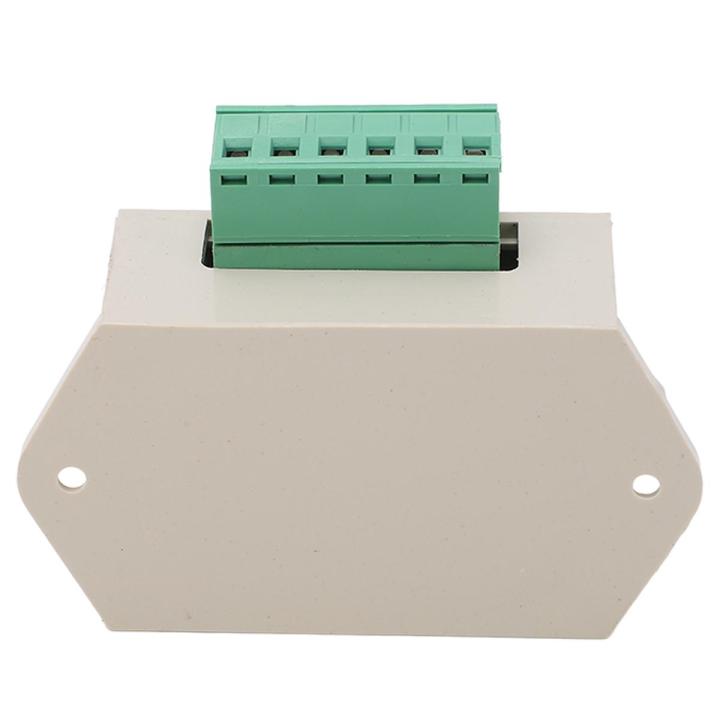 Digital To Analog Voltage Adapter, PWM Signal Converter Module M3 Screws ABS with Shell for PLC Single Chip Microcomputer