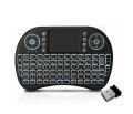 RGB Mini Wireless Keyboard - Air Touchpad Mouse - Rechargeable Battery - Backlit - Perfect for Android TV Boxes, Smart TVs, Pcs, and More. 