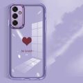Samsung Galaxy A06 A16 Casing Lovely Love Heart Crystal Candy Case Lens Protection Case Exquisite Soft Cover. 
