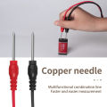 Test Lead Kit Replaceable Test Line Digital Multimeter Test Lead Probe Alligator Clip U - shaped Probe. 