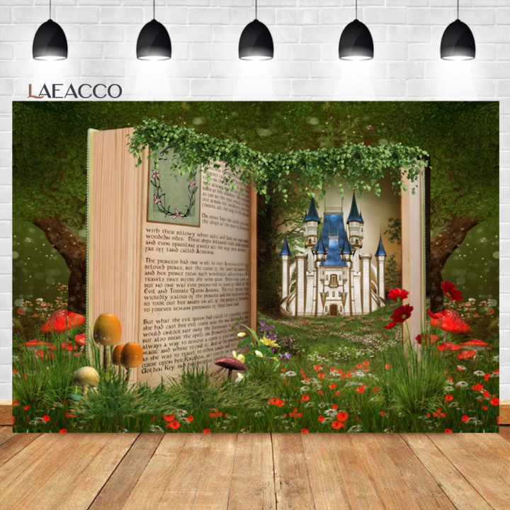 Portrait, Photography Girl's Birthday, Lores Castle, French Forest, Velope Background, Magic Ivro Photo O-Fairy Tale LLaeacc Baby Shower Background