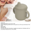 Toddler Training Cup, Silicone Spill Free Cup Spout Lid Safe for Toddlers for Daily. 