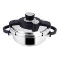 ORIGINAL GERMANY LOT 3 IN 1 ROYAL KING PRESSURE COOKER TOP QUALITY ( 6 & 4 LITERS ). 
