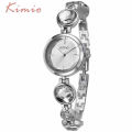 KIMIO Fashion Crystal Stone Bracelet Watch For Women / Girls - White. 