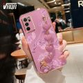 Love Bracelet case for OPPO F19 Back Cover Bauhinia Flower Case OPPO A74 A95 4G. 