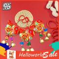 HelloWorld Wind Chimes Sachet Conventional Chinese Style Embroidered Sachet. 