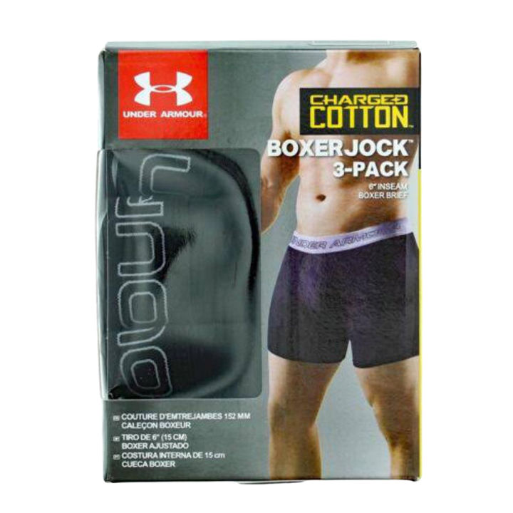 Underarmour Boxer - Pack Of 3 - Stay Comfy With Underarmour Boxers- Premium Quality With Fine Stitching For Elegant Look