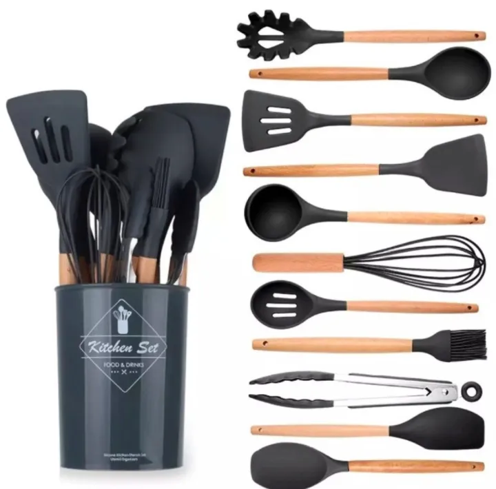 Wooden%20Handle%20Non-stick%20silicon%20spoon%20Set/%2012%20pieces%20-%20Image%207