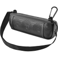 Silicone Case for Anker Soundcore Motion+ Bluetooth Speaker Waterproof Rubber Travel Carry Pouch with Carabiner(Black). 
