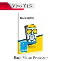 Y15 Premium Matte Back Protector Skin. 