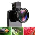 2 In 1 Mobile Phone Lens 0.45x Super Wide Angle 12.5x Macro HD Camera Lens For All Mobile Phone Universal Lens. 