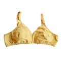 Cotton Bra Soft Bra Nonwired & Unpadded Cups Breathable Bra Soft & Light Designed Bra Bra with Romantic Scalloped Trim Elastic Strape Bra/100% Cotton Strape Bra. 