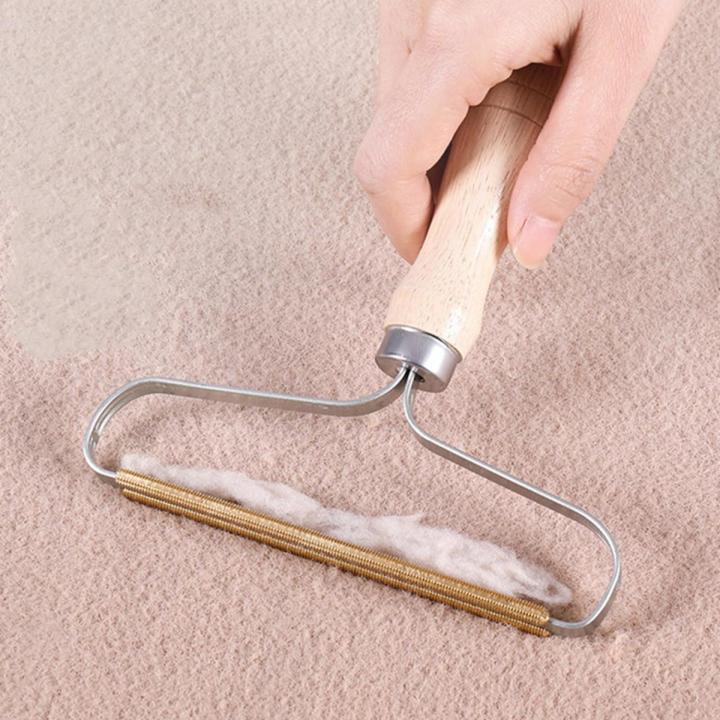 Portable Lint Remover Pet Hair Remover Brush Manual Lint Roller Sofa Clothes Cleaning Lint Brush Fuzz Fabric Shaver Brush Tools