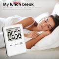 LCD Digital Screen Kitchen Timer Square Cooking Countdown Alarm Magnet Clock. 