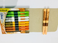 "10 colorfull  fountain pen pair school things full box for kids ,boys,girls, Fountain Pen shades (yellow ,skin,green,white,orange) - Inspired by Piano Keys""fine writing instruments, aesthetic charm and impeccable writing performance, school,collage  ". 