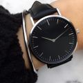 Watch for Woman Relo Elegant Business Casual Watch for Women Simple Fashion Leather Watch Round Quartz Decorate Watch Women Stylish Classic Wrist Watch for Woman. 