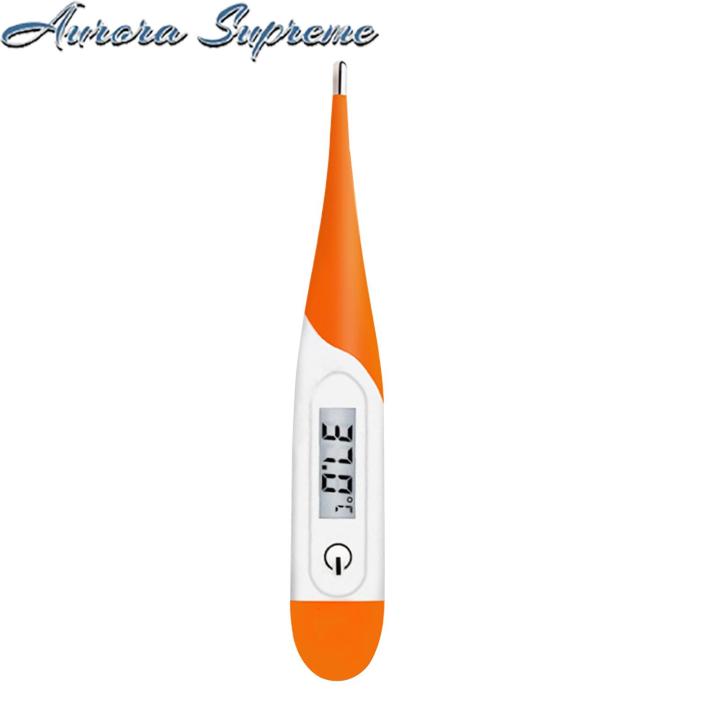 Digital Basal Thermometer Fast Response Digital Thermometer with Large Led Screen for Oral Armpit Use Easy-to-read Electronic Thermometer for Quick Temperature Reading Clinical Grade Digital