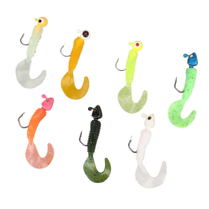 فریس ایف اے ڈی کے لئے میٹل ہک کے ساتھ 17 پی سی ایس فشنگ لیورز کٹ فشنگ سافٹ گرب بیٹ گیئر