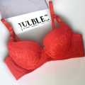 GlamourSecrets Bra Panty set red  bridal set wired pushup padded bra sizes 34 36 38. 