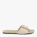 ECS Crystal Square Comfort Flat Slippers For Women. 