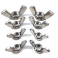 Stainless Steel SS Wing Nuts / Butterfly Nuts Size M6 (Pack of 4pcs). 