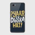 Oppo A3 Cover - SkinLee HQ Infinity Glass Case (Soft) - PYAAR EK DHOKA HAI - SKINLEE-589-1-586-162. 