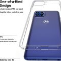 Motorola Moto One 5G / Moto One 5G UW Back Cover Crystal Transparent Soft Clear Silicon Ultra Thin Protective Case. 