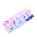 Fancy Transparent Plastic Pencil Geometry Box for boys and girls. 