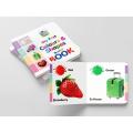Little Board Book of "Colors & Shapes" for kids - Pocket Size - Hard Bound - Premium Quality. 